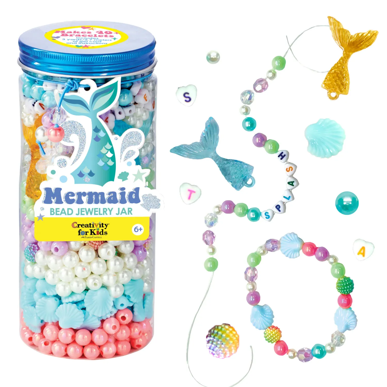 Faber-Castell Mermaid Bead Jewellery Jar