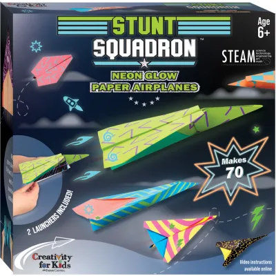 Creativity for Kids Paper Airplane Squadron