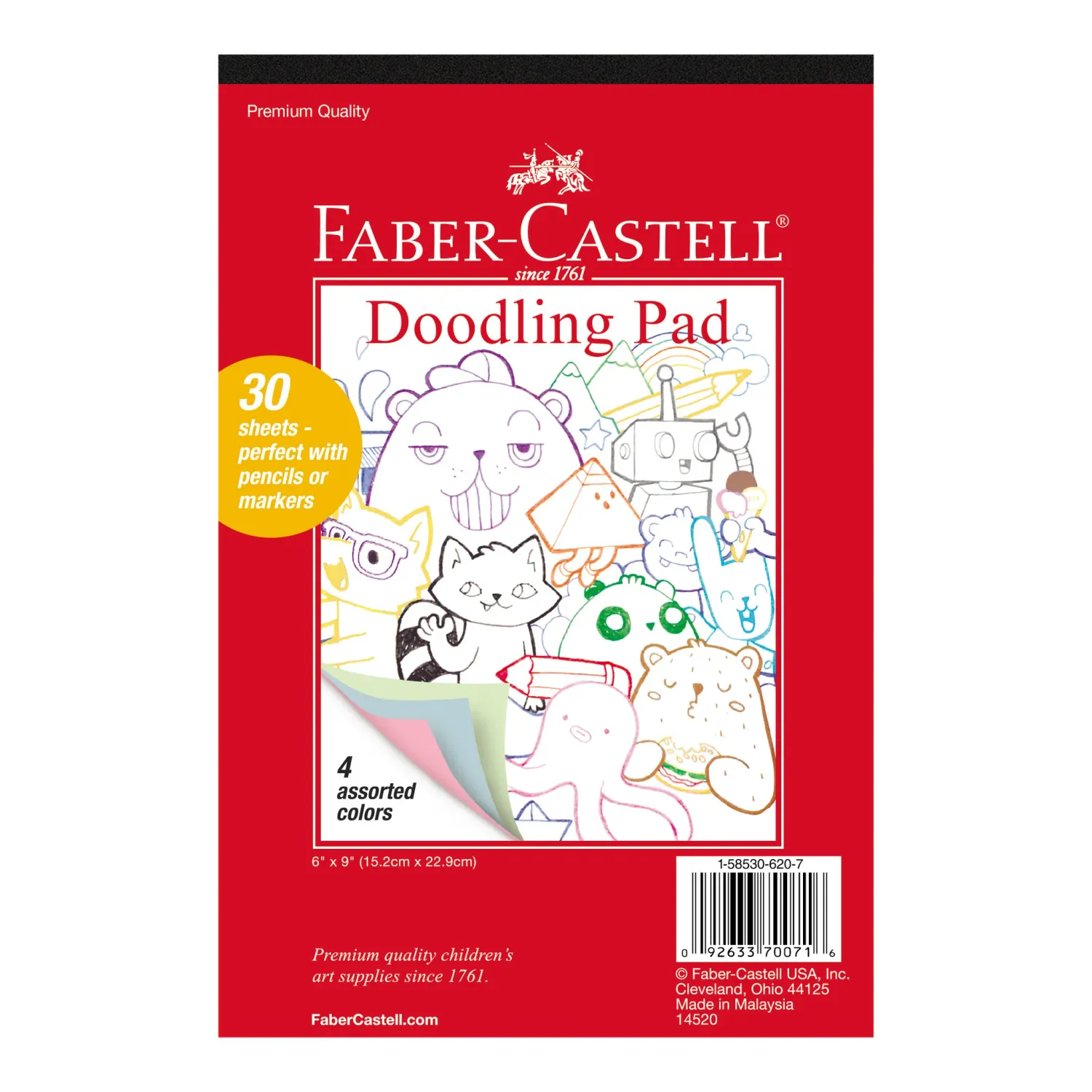 Faber-Castell Doodling Pad 6&quot; x 9