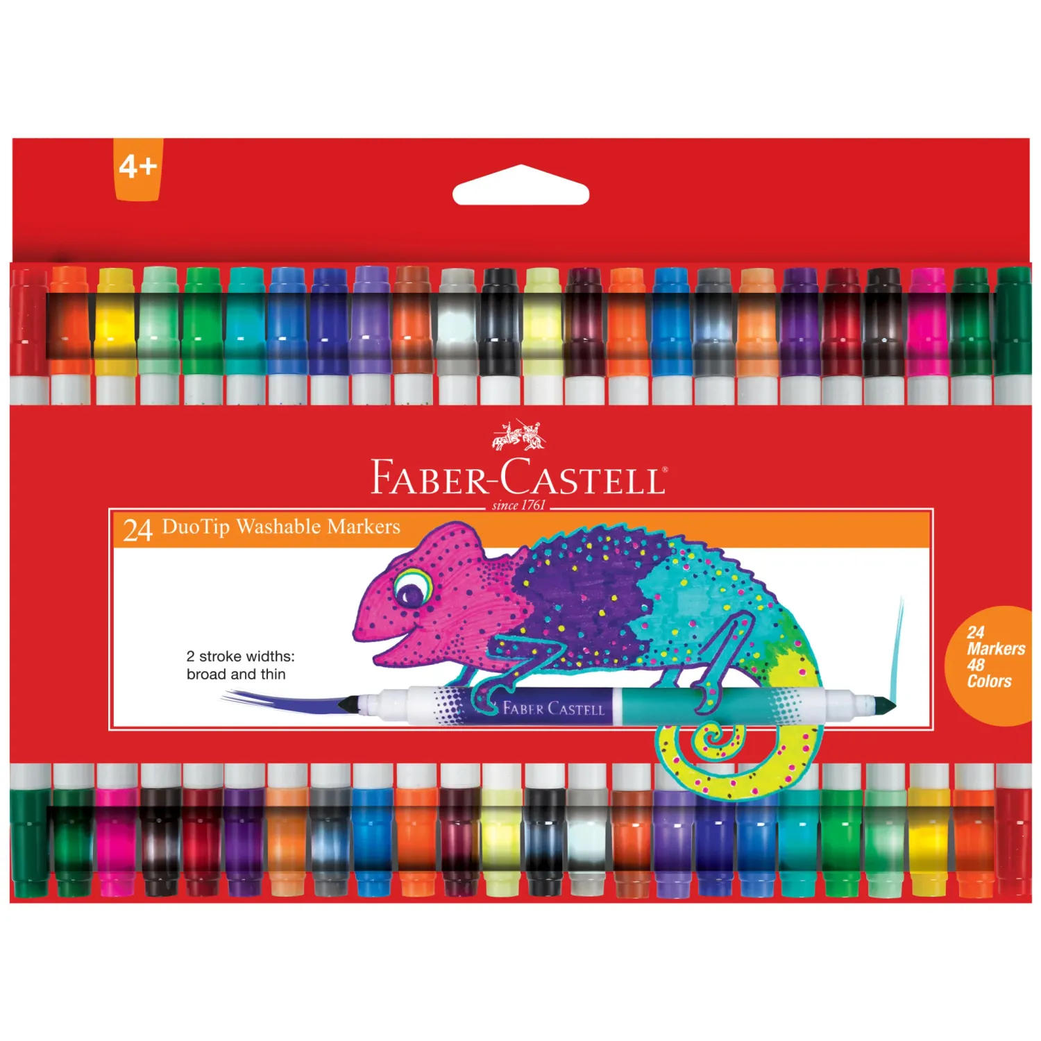 Faber-Castell 24ct DuoTip Washable Markers