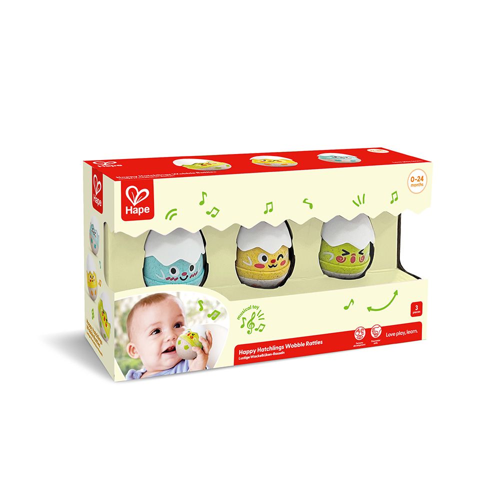 Hape Happy Hatchlings Wobble Rattles