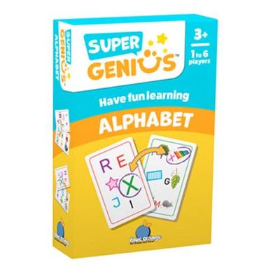 Blue Orange Super Genius Alphabet