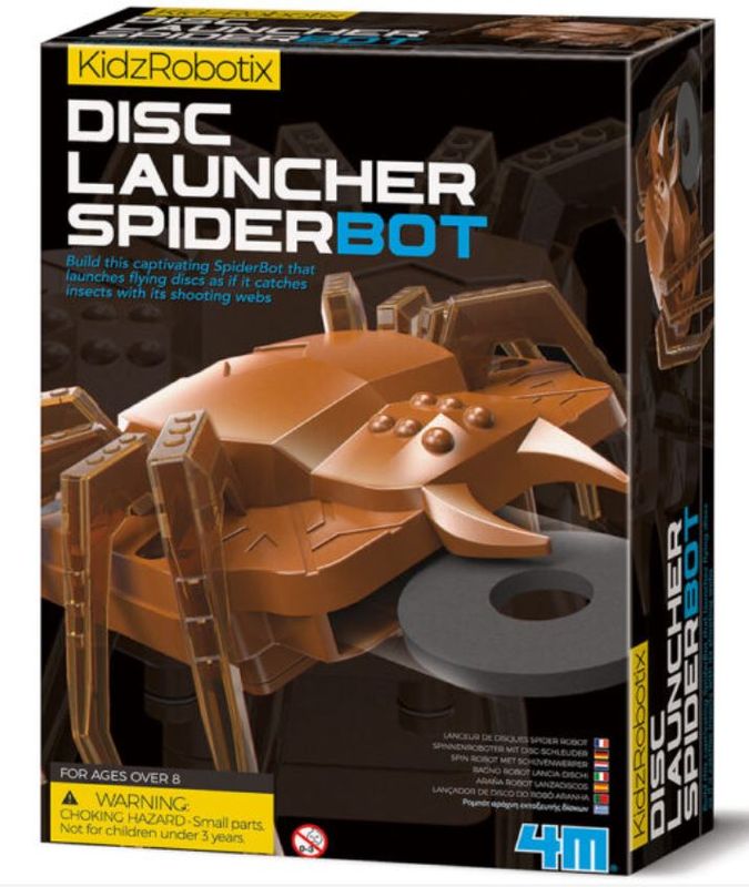4M Kids Robotix Disc Launching Spider Bot