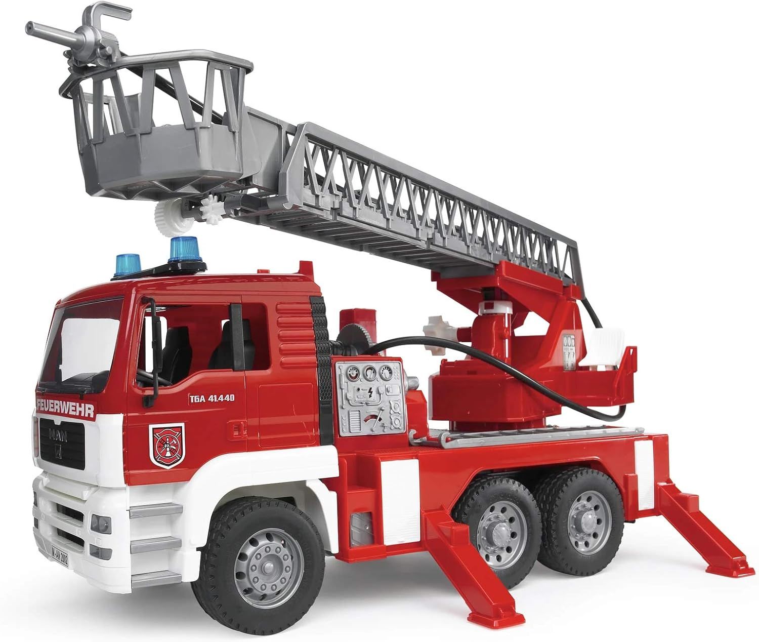 Bruder Fire engine with water pump with Light/Sound Mod.