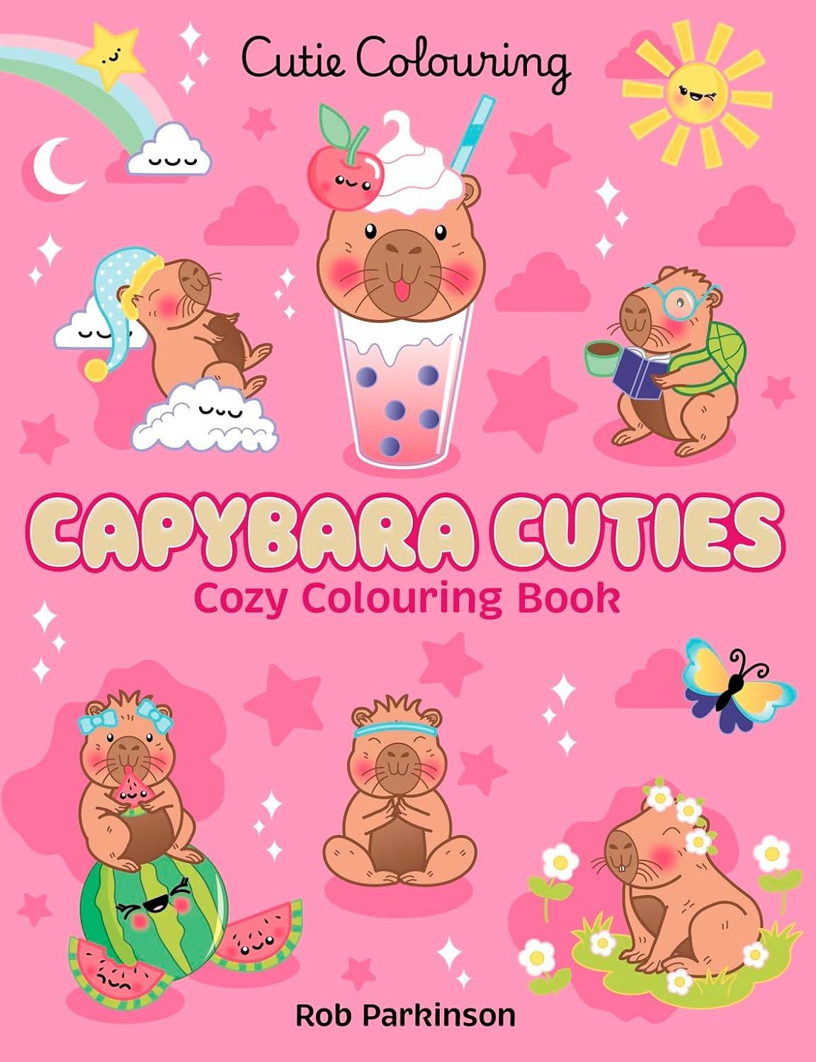 Capybara Cuties Colouring Book