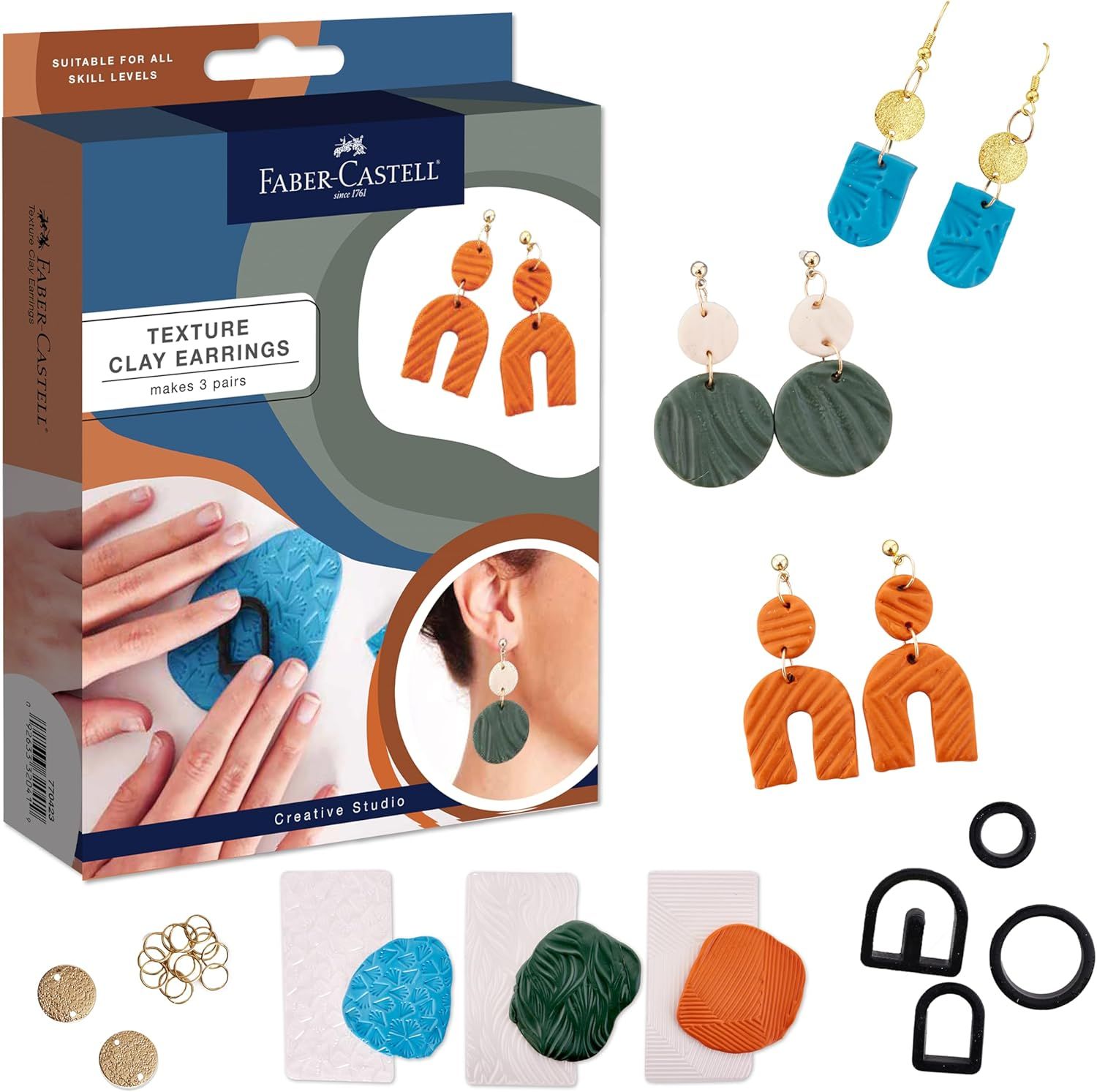 Faber Castell Texture Clay Earrings