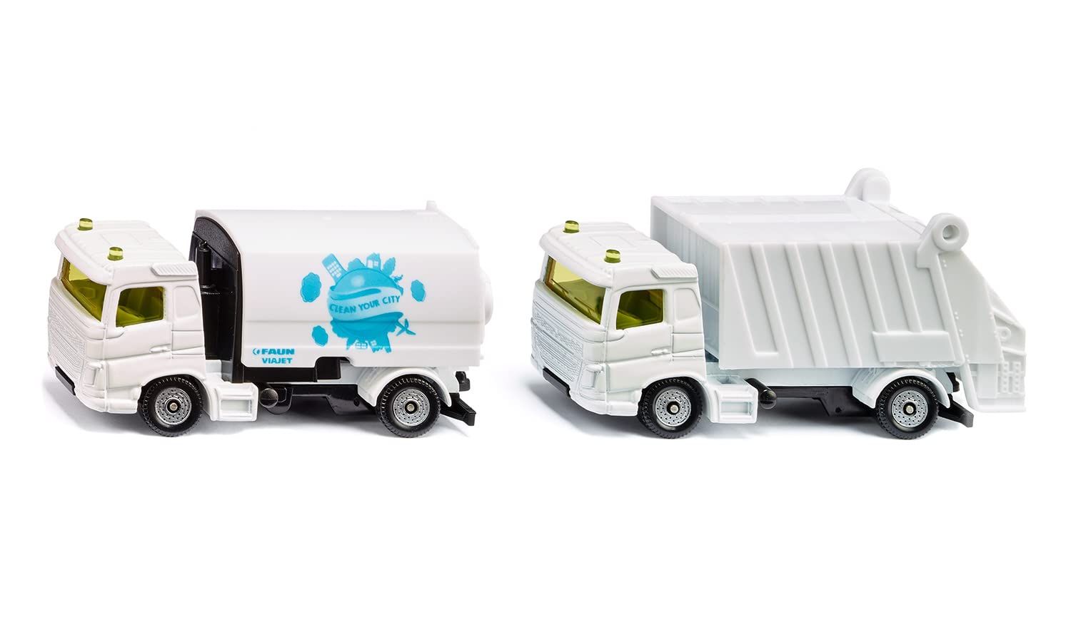Siku Diecast Municipal Road Sweeper and Garbage Truck