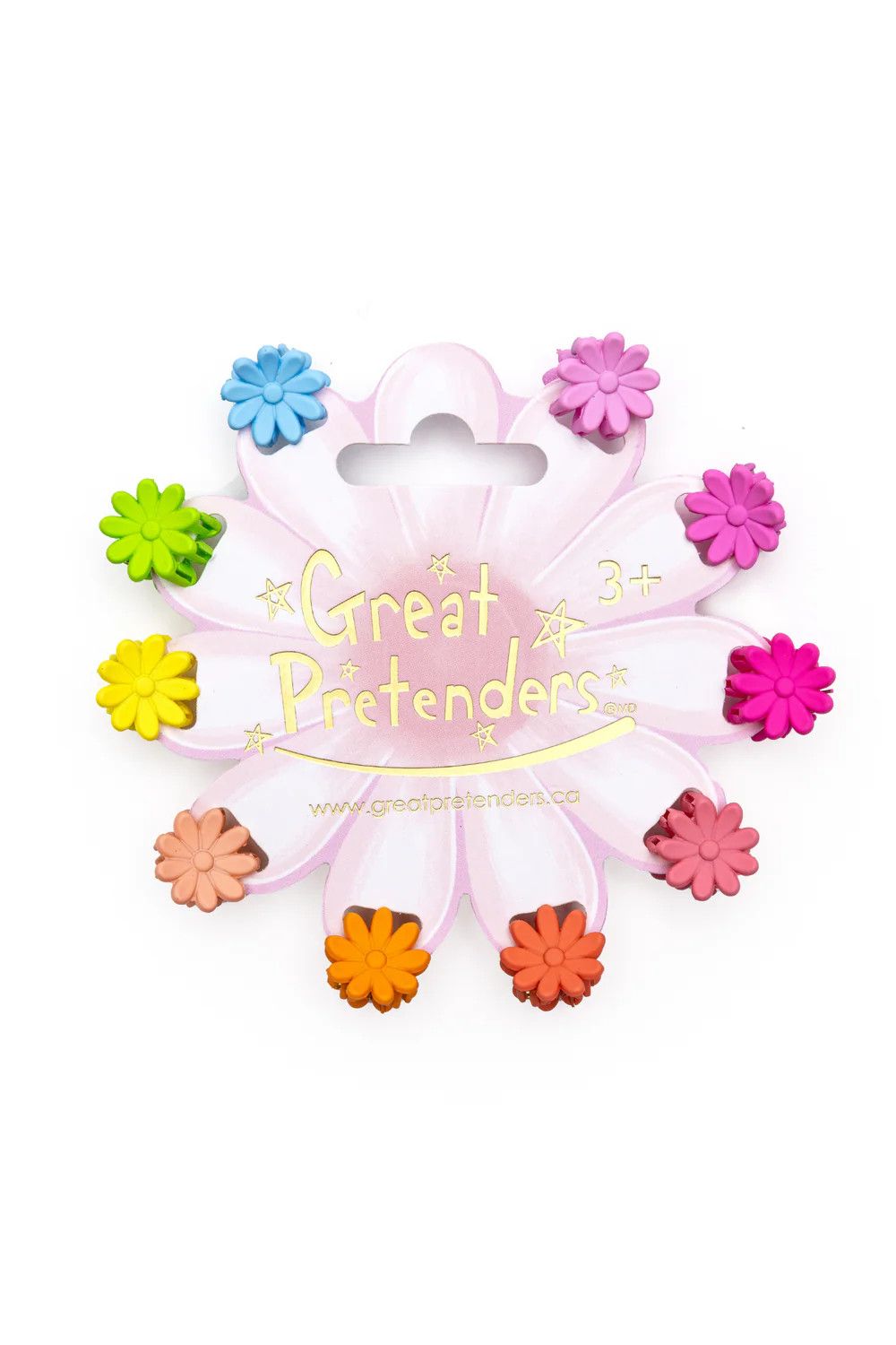 Great Pretenders Daisy Delight Mini Hair Clips, 10pcs