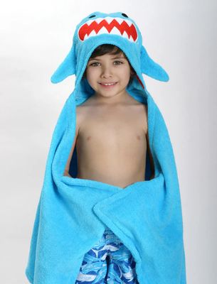 Zoocchini Terry Hooded Towel Shark