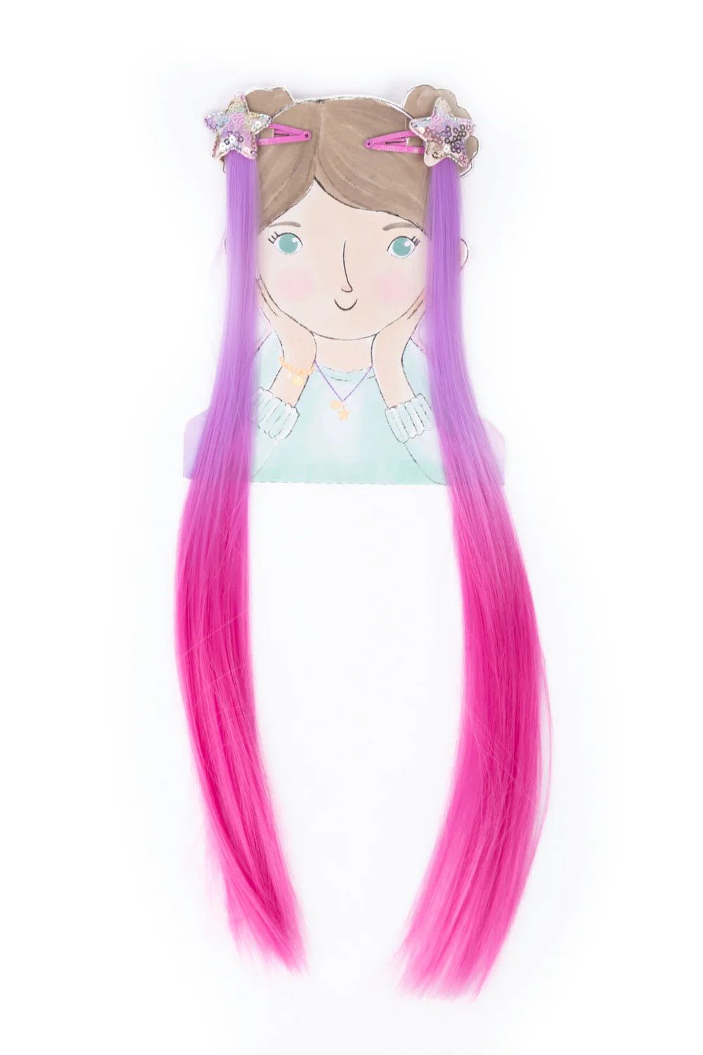 Great Pretenders Rodeo Drive Multi Colour Clip In Extensions