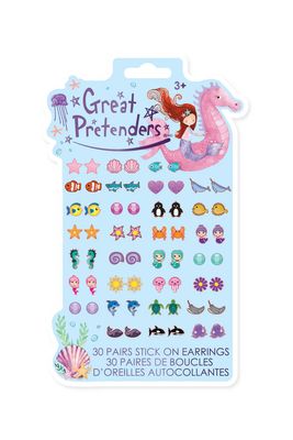 Great Pretenders Mermaid Sticker Earrings, 30 pairs