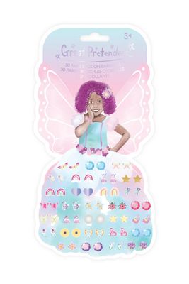 Great Pretenders Butterfly Fairy Azaria Sticker Earrings, 30 pairs