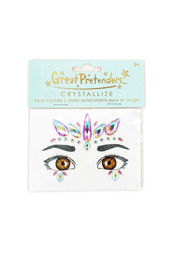 Great Pretenders Pink Unicorn Face Crystals Set
