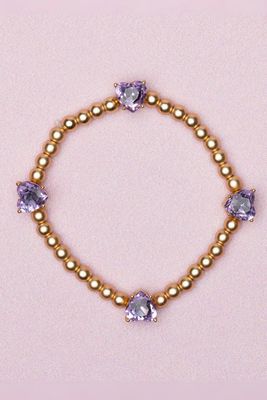 Great Pretenders Boutique Chic Amethyst Love Bracelet