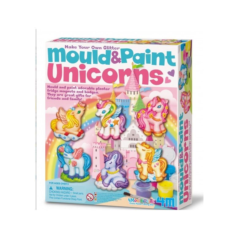 4M Mould &amp; Paint Unicorns
