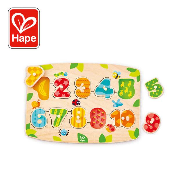 Hape Number Peg Puzzle