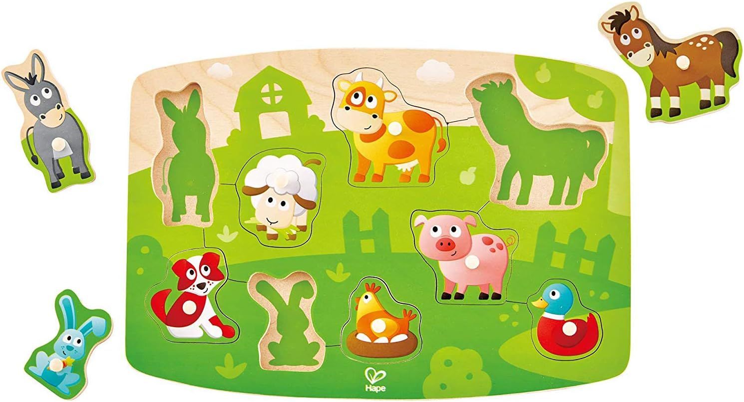 Hape Farmyard Peg Puzzle