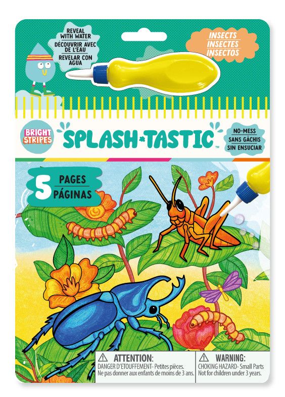 Bright Stripes Splash-tastic Insects