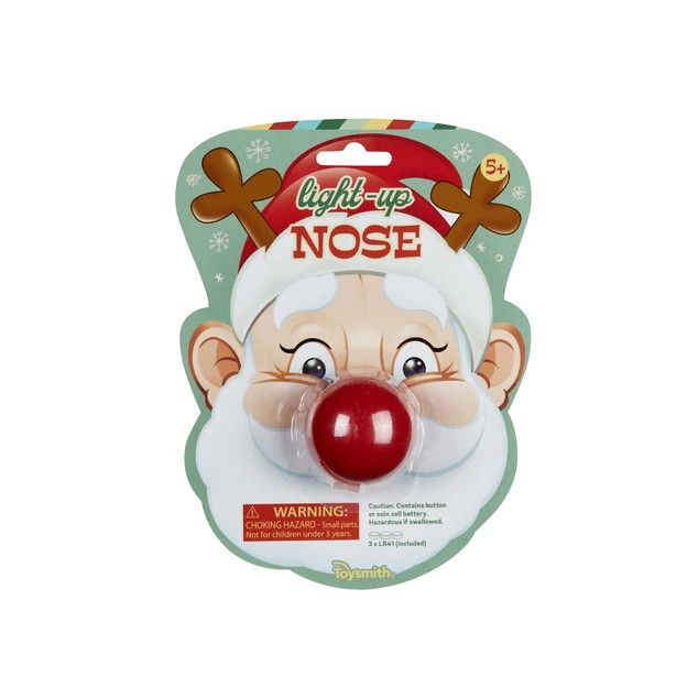 Toysmith Light Up Santa Nose