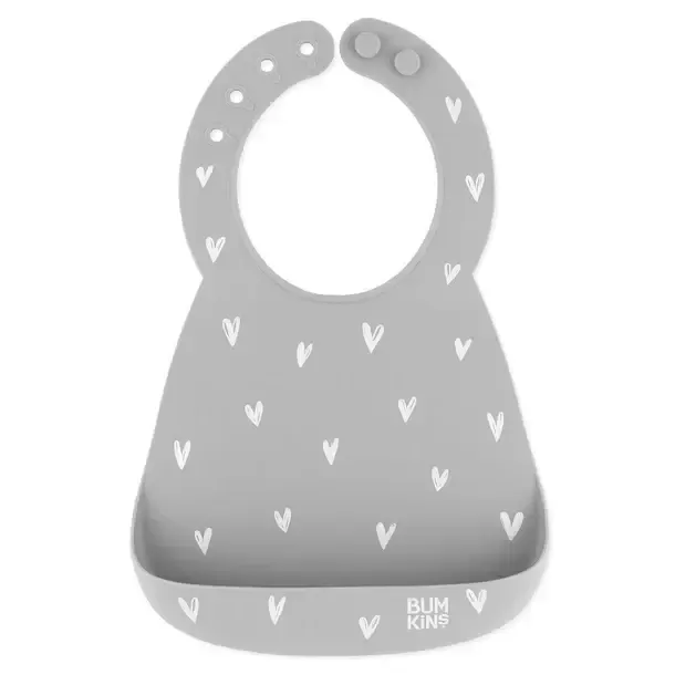 Bumkins Silicone Bib Hearts