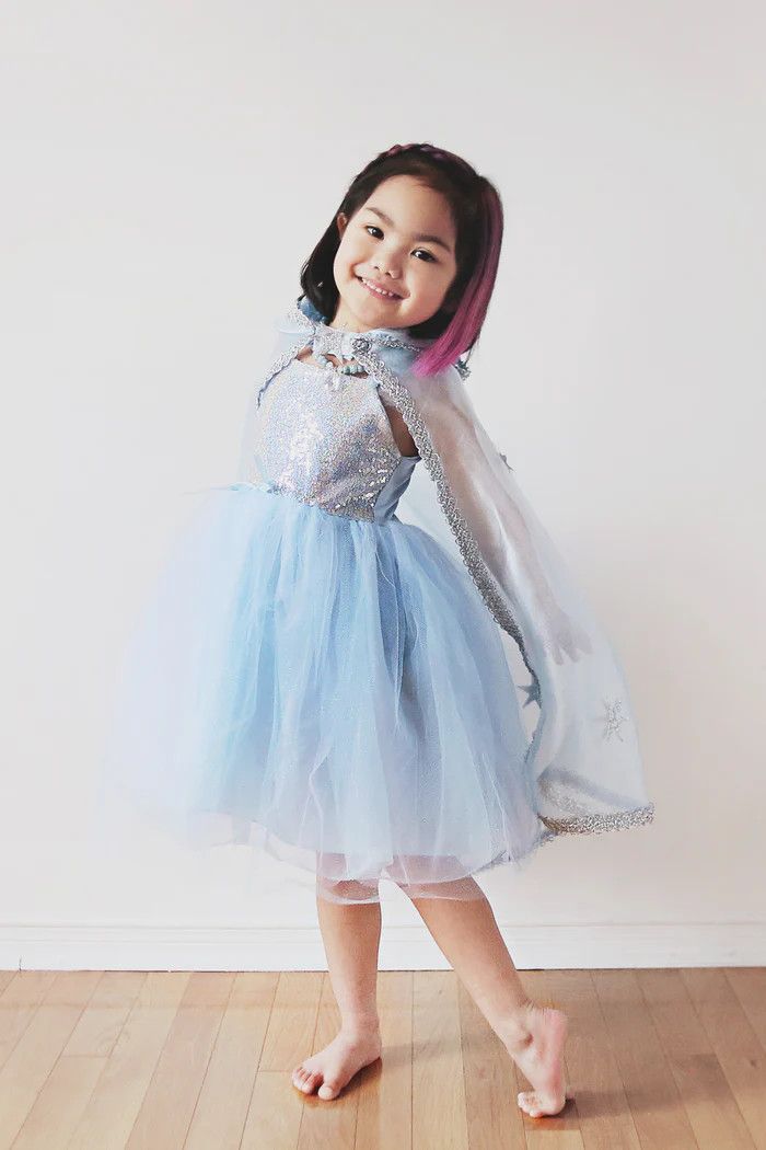 Snow Queen Cape, Size: 3-4y