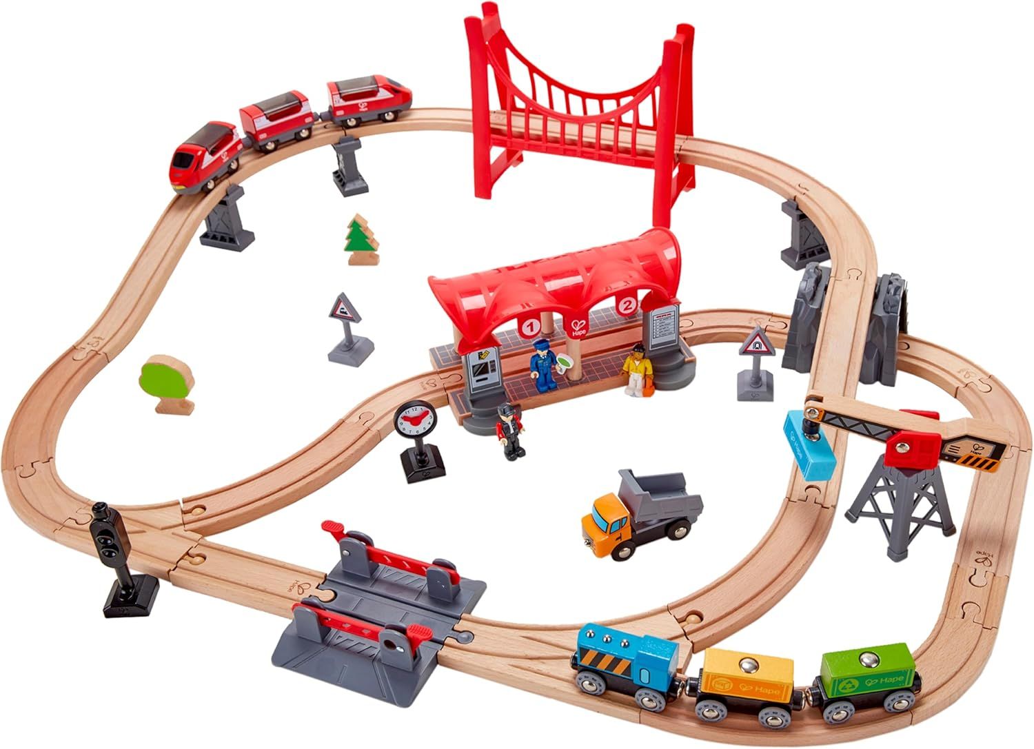 Hape Busy City Rail Set