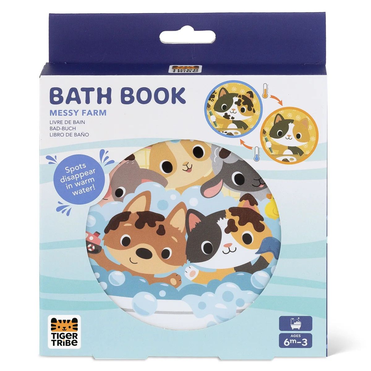 Tiger Tribe Messy Farm Bath Book