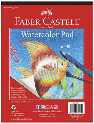 Faber Castell Watercolour Pad 9" x 12"