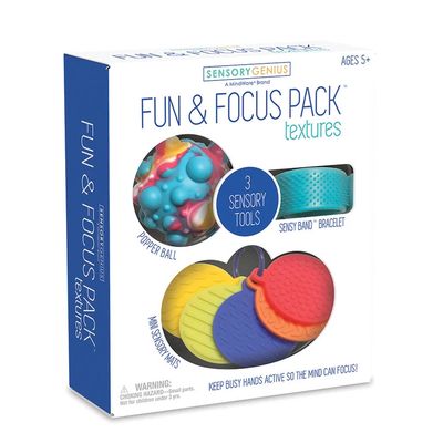 Mindware Sensory Genius Fun And Focus Pack - Textures