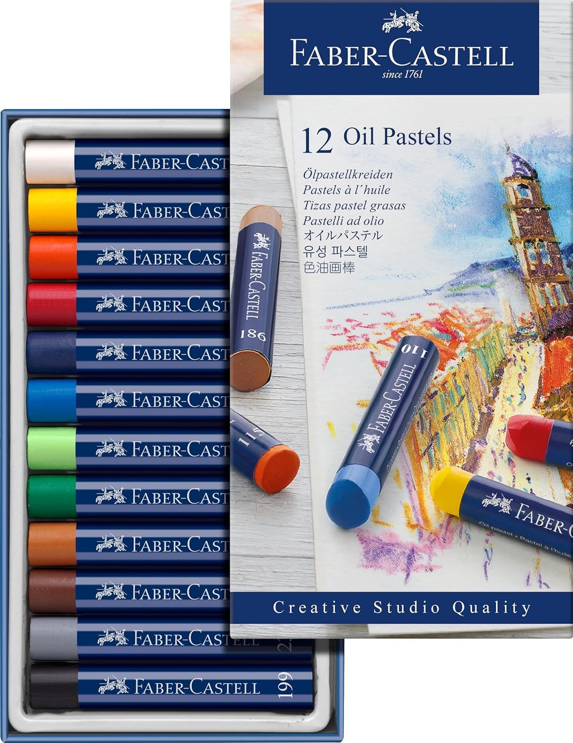 Faber-Castell 12ct Oil Pastels