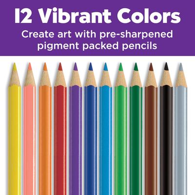 Faber-Castell Triangular Coloured Eco Pencil 12ct