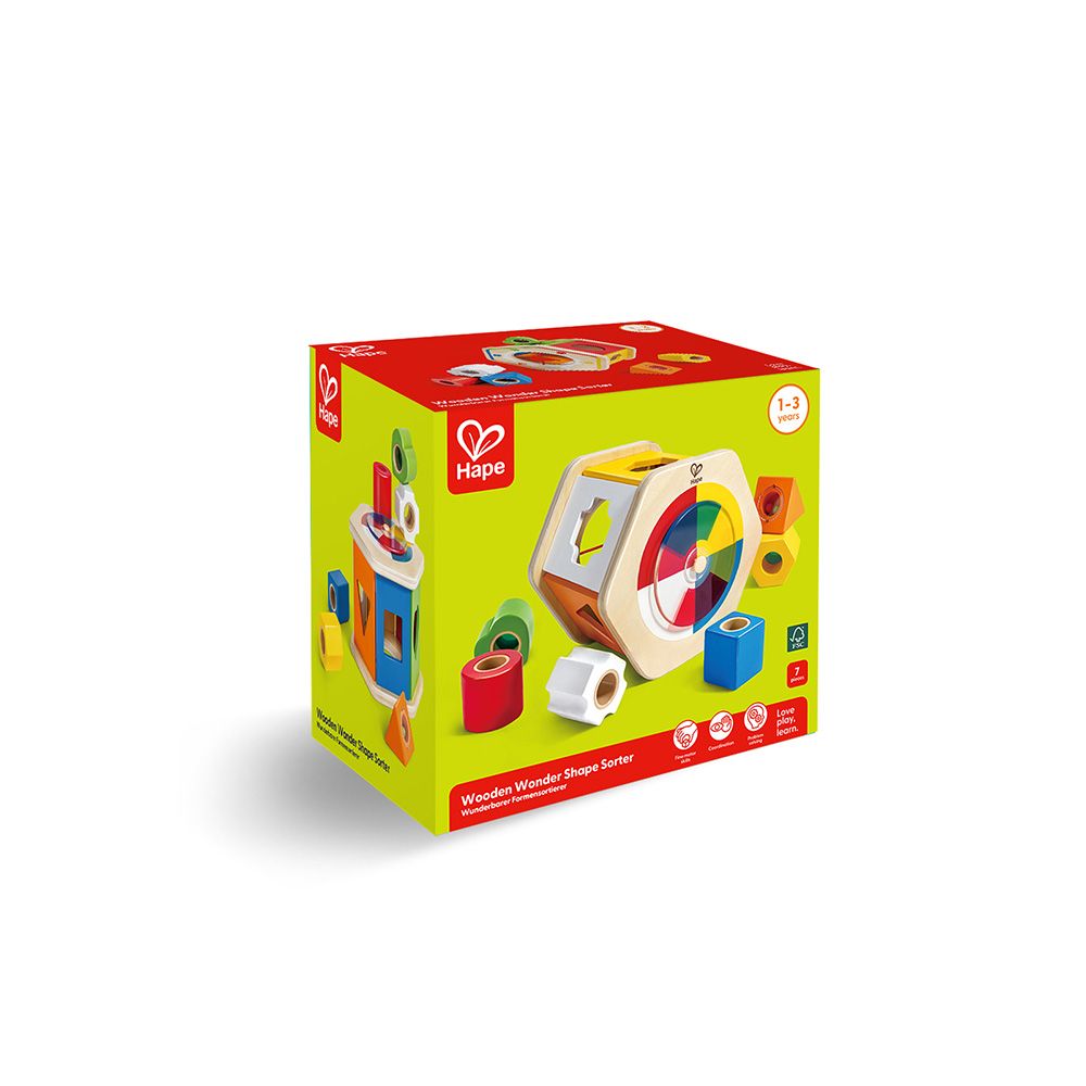 Hape Wooden Wonder Shape Sorter