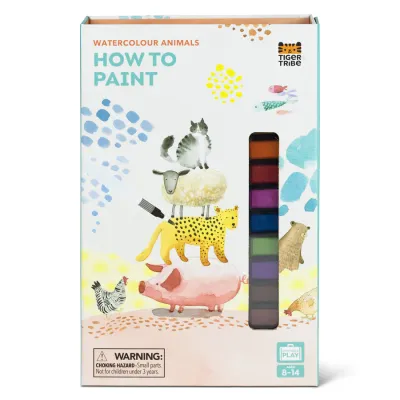 Tiger Tribe How to Paint- Watercolour Animals