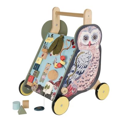 Manhattan Toy Wildwoods Owl Wooden Cart