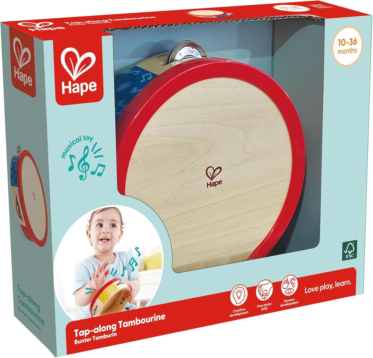 Hape Tap-Along Tambourine
