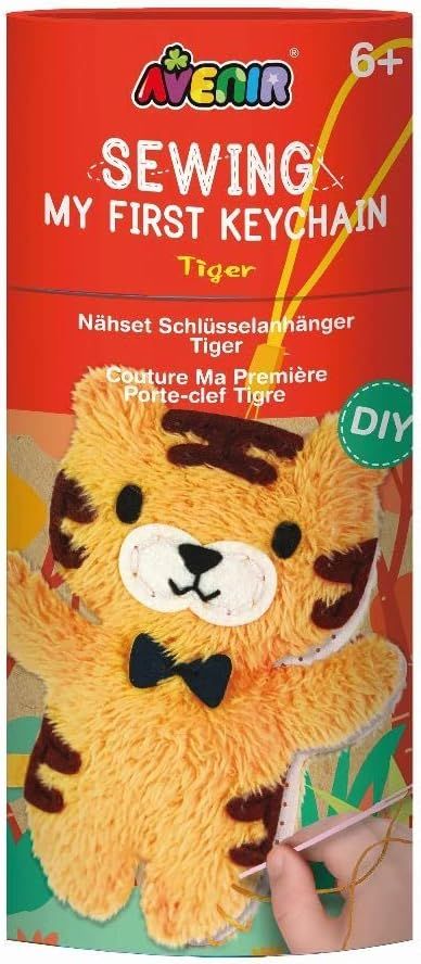Avenir Sew Your Own Tiger Keychain
