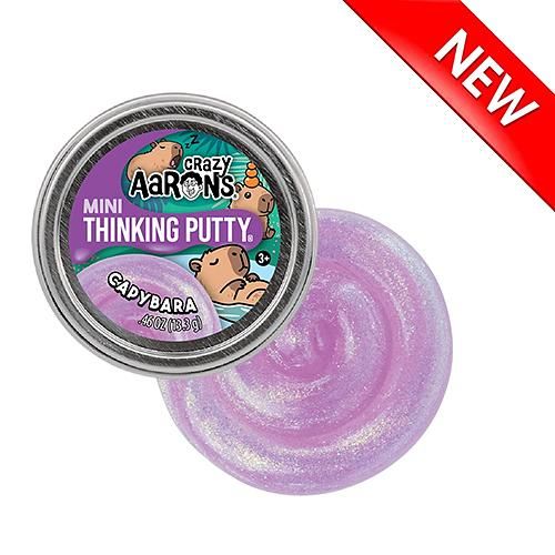 Crazy Aaron's Mini Thinking Putty 2" Capybara