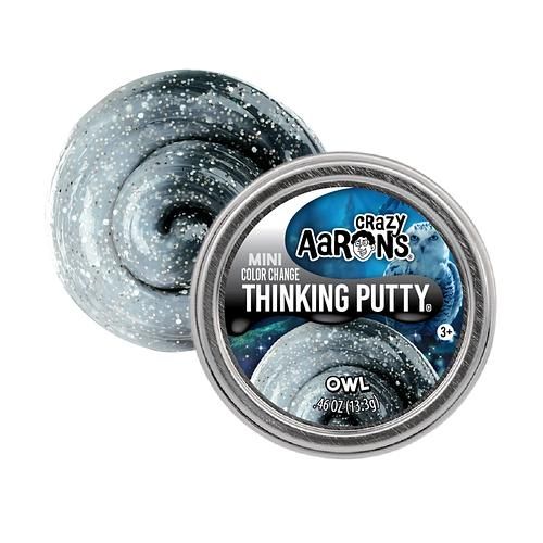 Crazy Aaron's Mini Thinking Putty 2" Owl