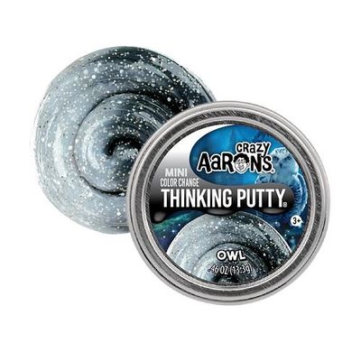 Crazy Aaron's Mini Thinking Putty 2" Owl
