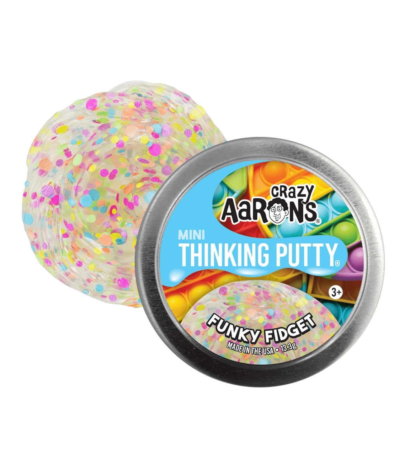 Crazy Aaron's Mini Thinking Putty 2" Funky Fidget