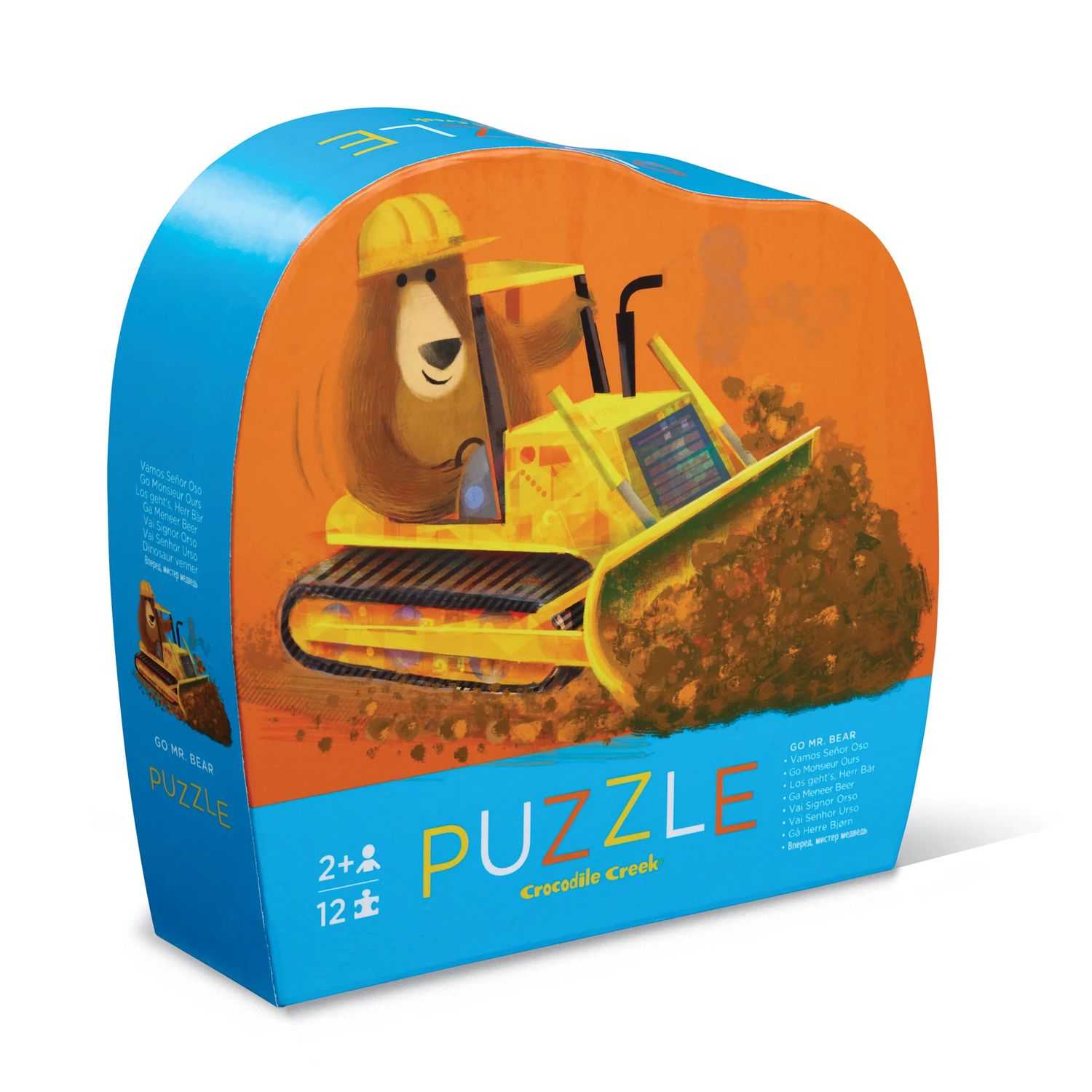 Crocodile Creek Construction Zone 12pc Mini Puzzle