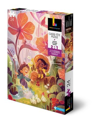 Lalita's Art Shop Playful Rain 24 pc Puzzle