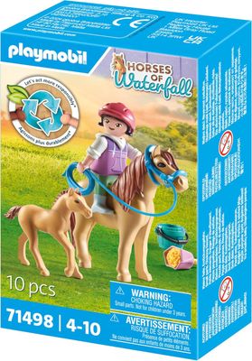 Playmobil Child with Pony and Foal