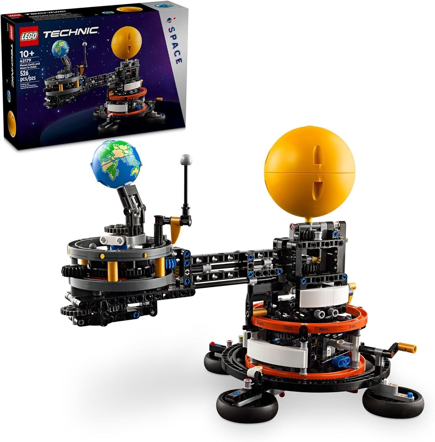 Lego Technic Earth and Moon Orbit