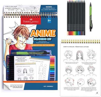 Faber-Castell Anime Drawing Kit - Shonen