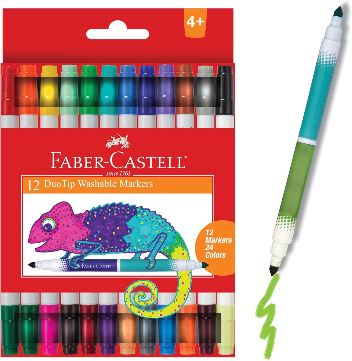 Faber-Castell 12ct DuoTip Washable Markers