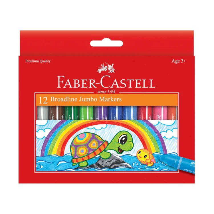 Faber-Castell Broadline Marker 12ct