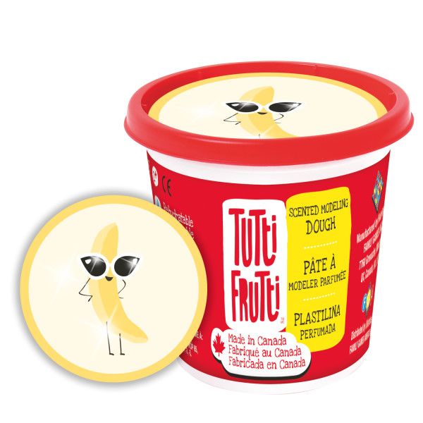 Tutti Frutti Individual Sparkling Modeling Dough, Color: Banana
