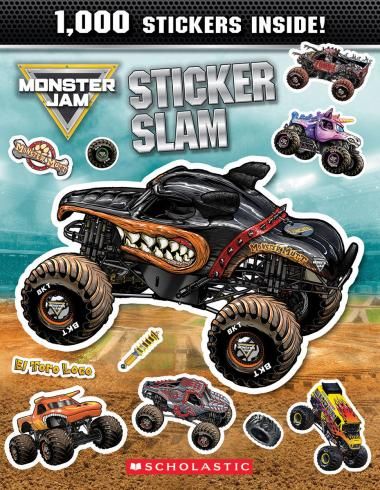 Monster Jam Sticker Book