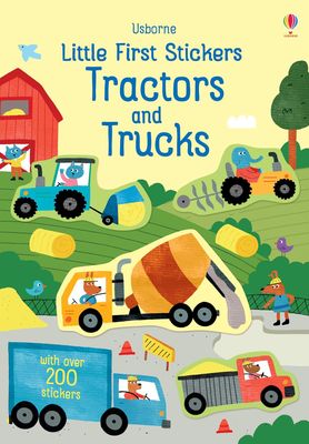 Usborne Little 1st Stickers: Tractors and Trucks